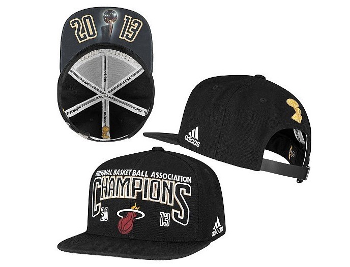 NBA Miami Heat Black Champion Hats